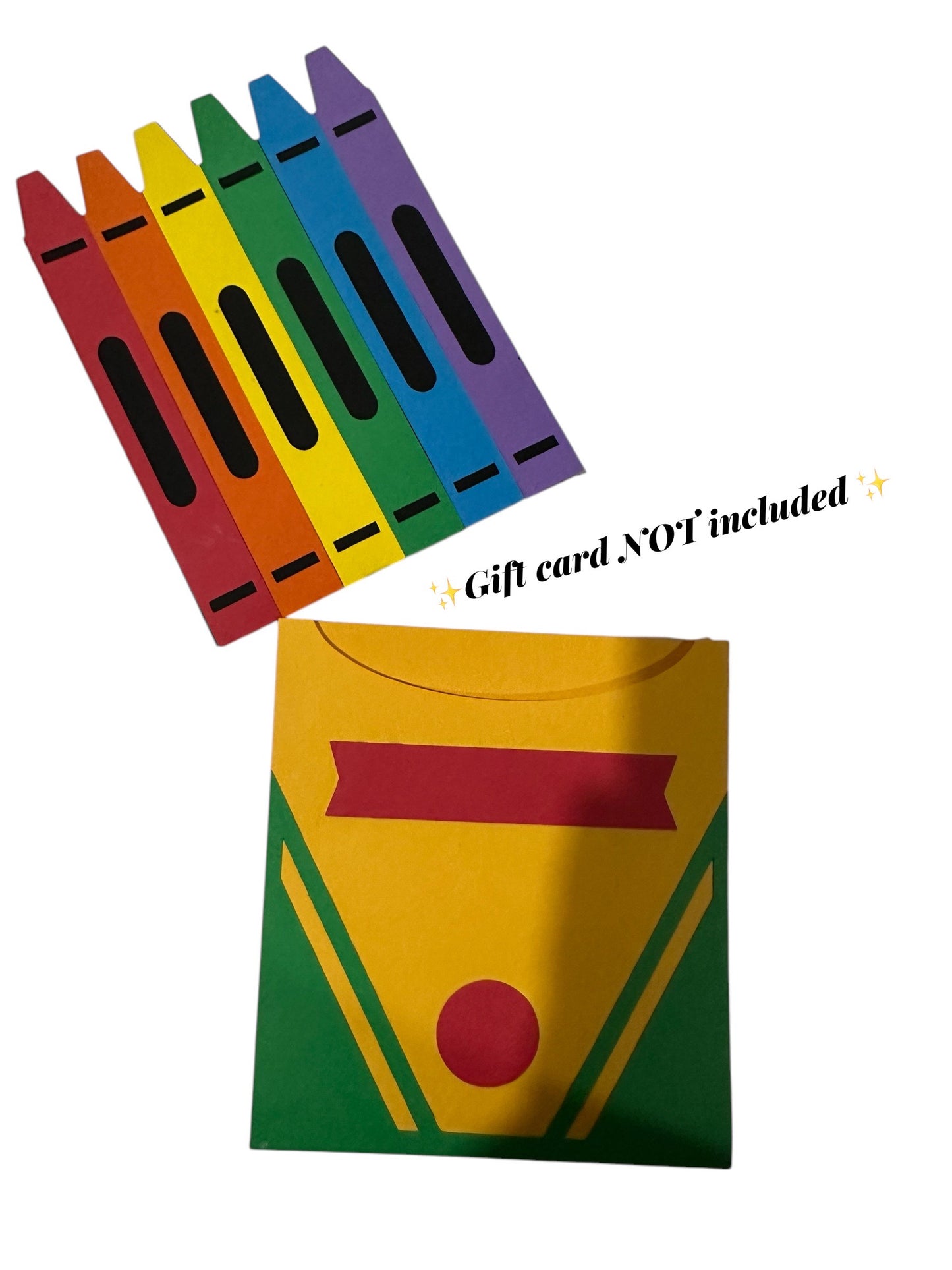 Crayons Gift Card Holder