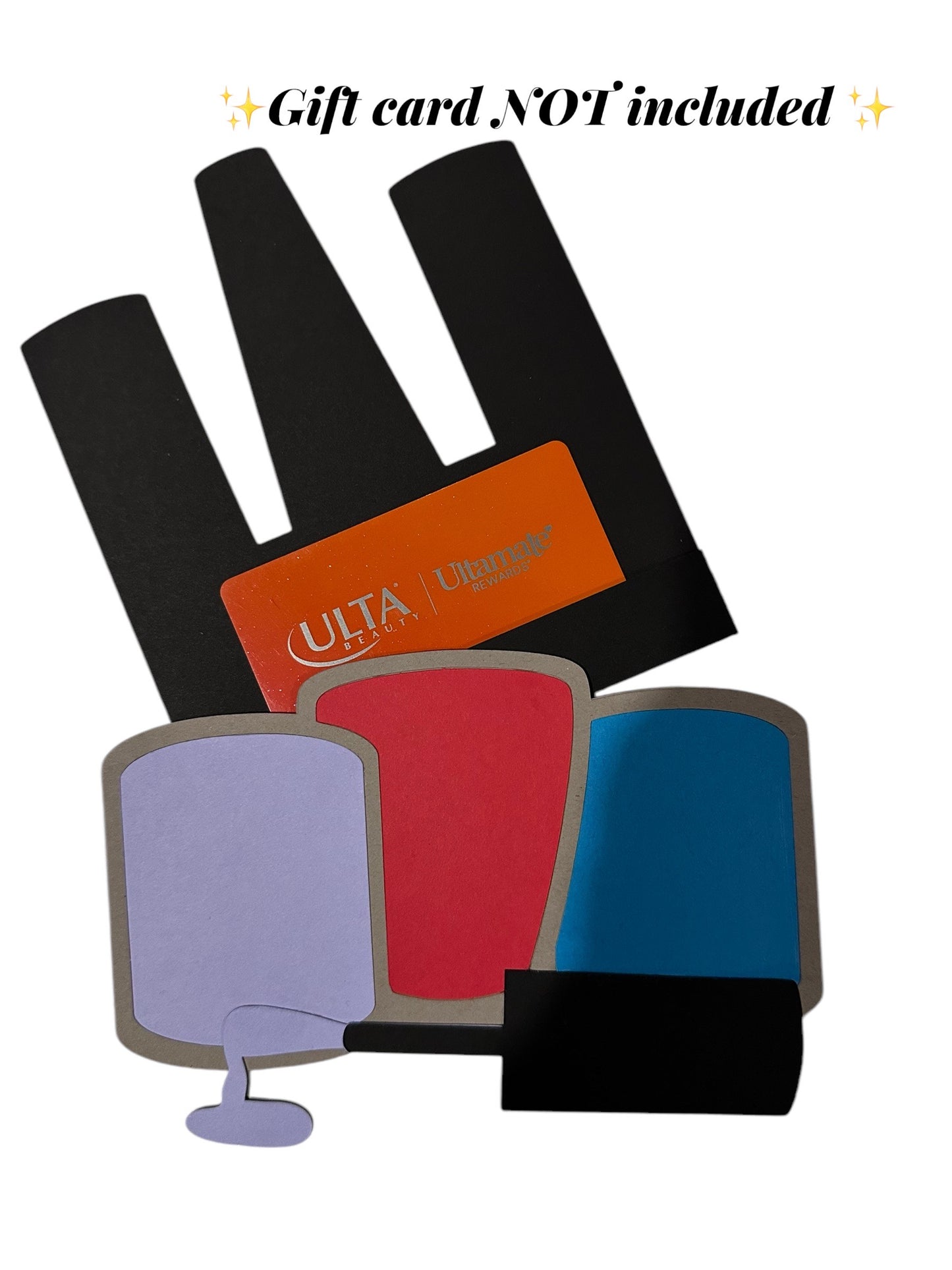 Nail Polish Gift Card Holder