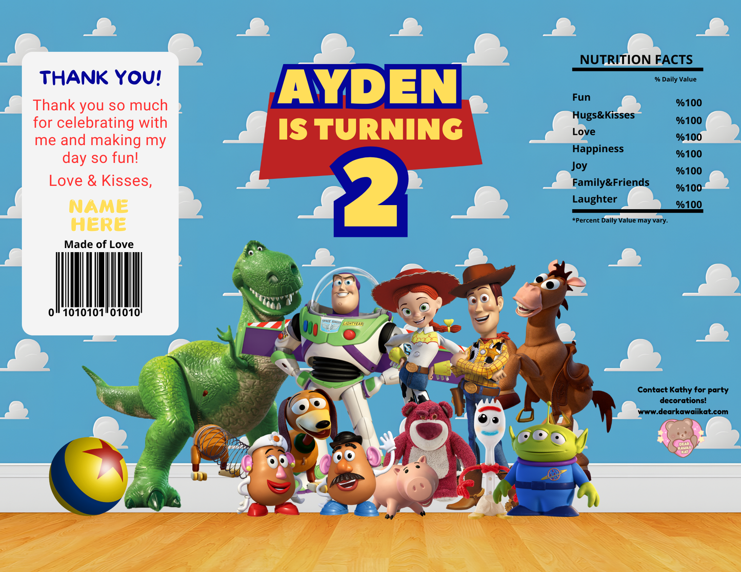 T.Story Theme Chip Bags