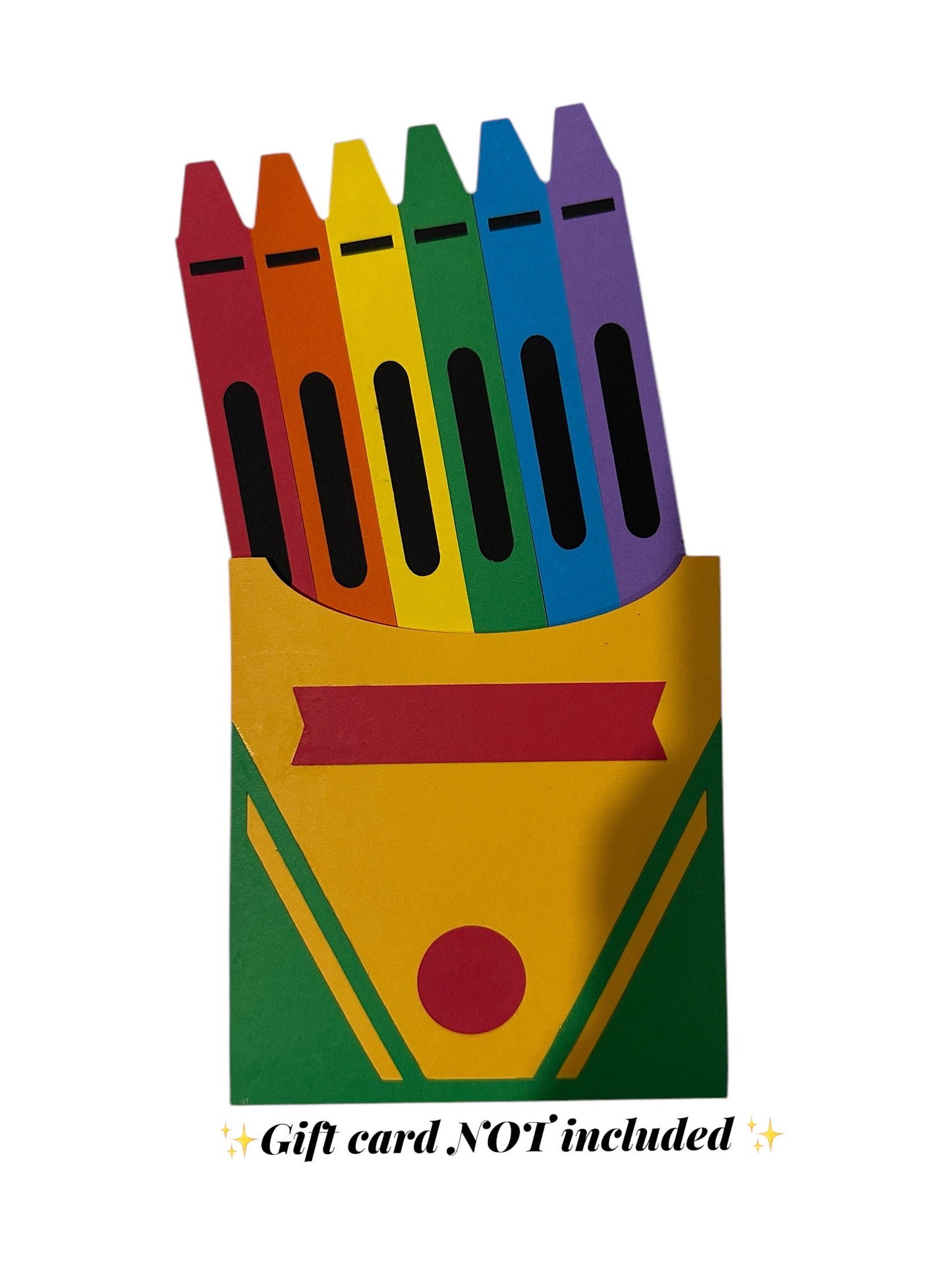 Crayons Gift Card Holder