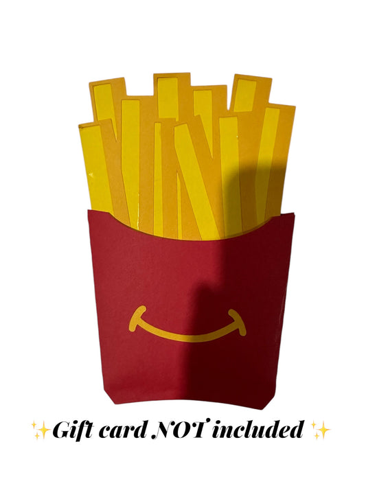 Fries Gift Card Holder