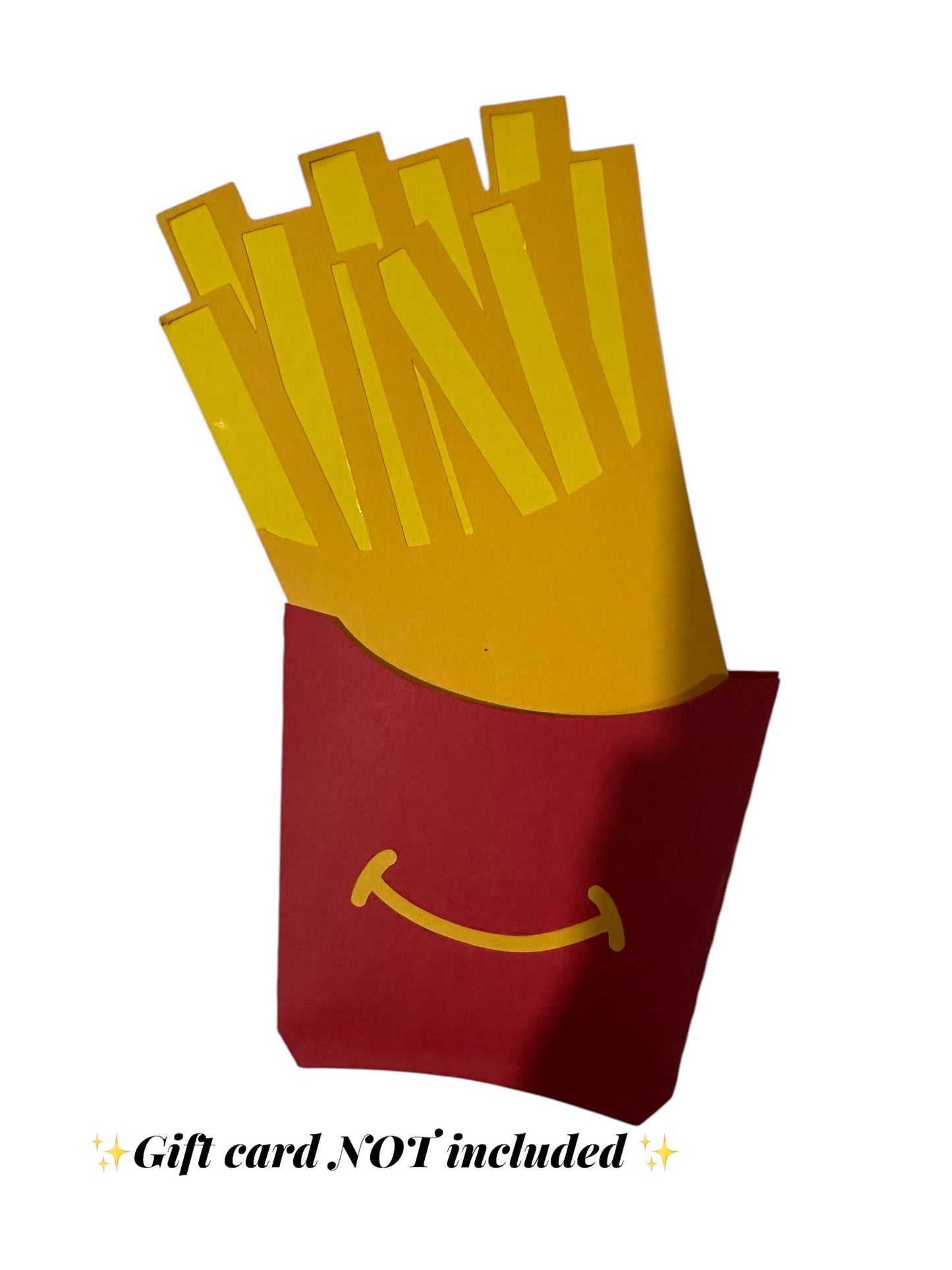 Fries Gift Card Holder