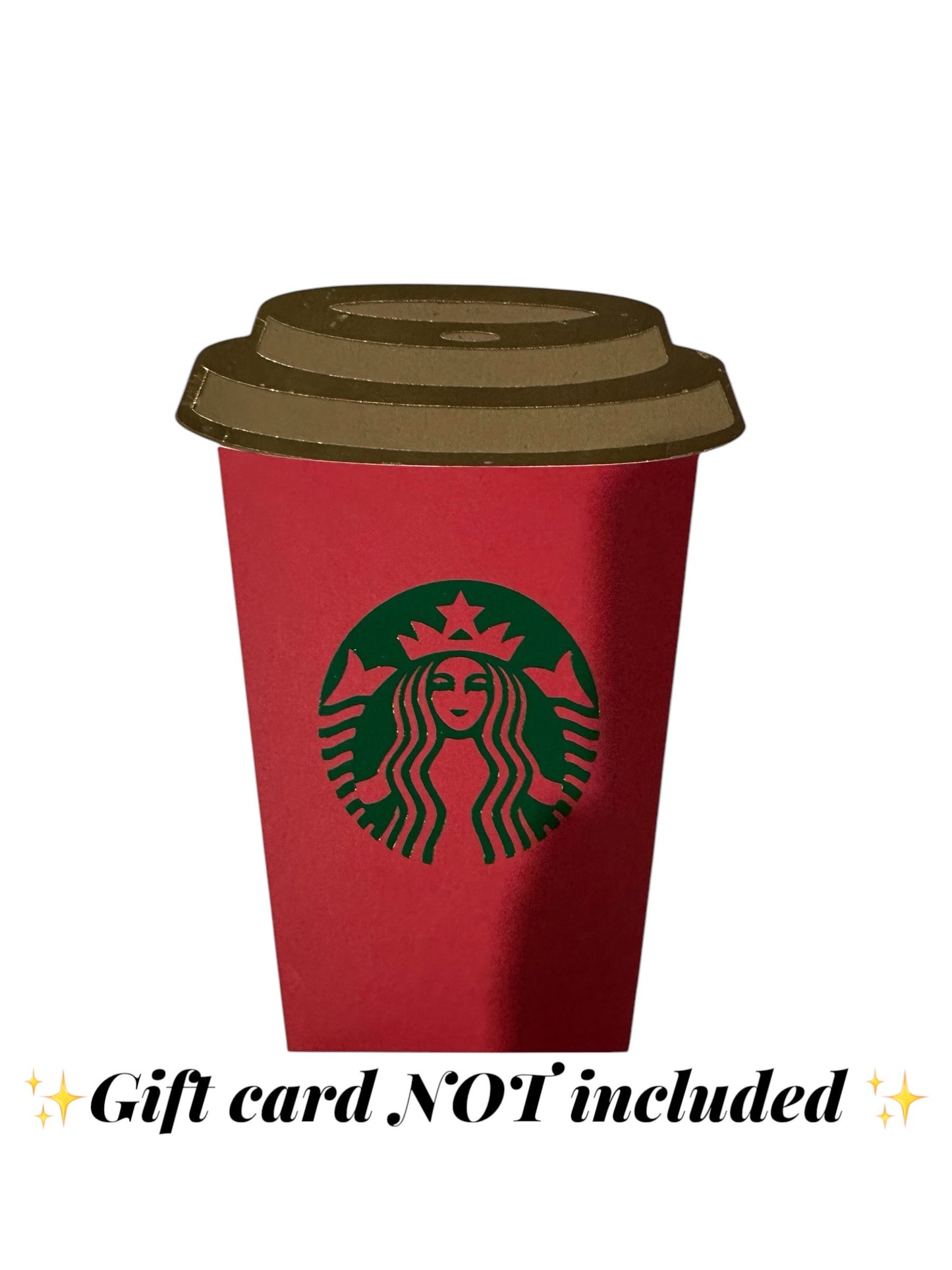 Starbies Hot Cup Gift Card Holder