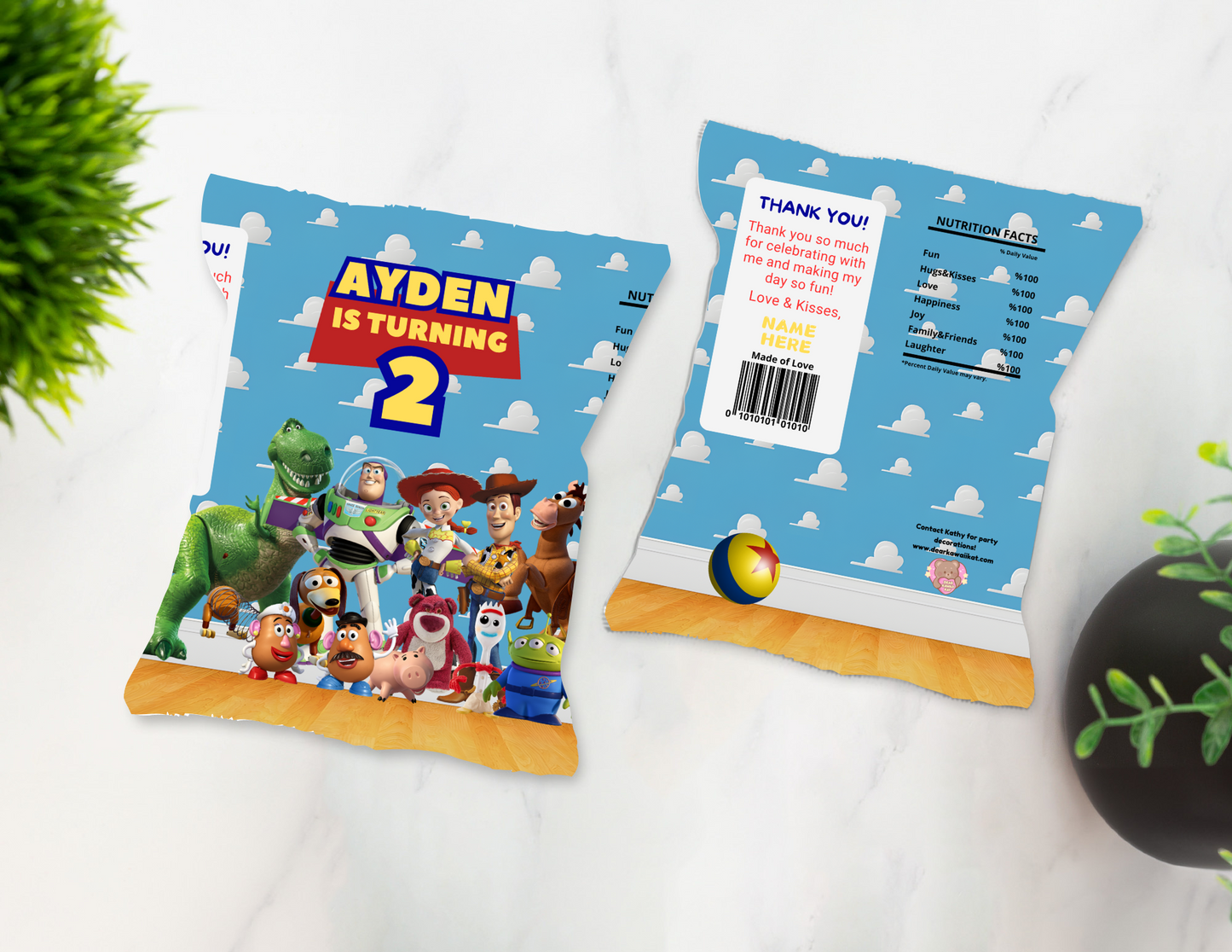 T.Story Theme Chip Bags
